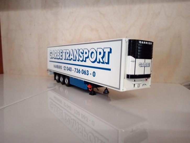 Koeloplegger Garbe Tekno, Hobby en Vrije tijd, Modelauto's | 1:50, Nieuw, Bus of Vrachtwagen, Tekno, Ophalen of Verzenden
