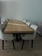 Tafel met 8 stoelen, Huis en Inrichting, Complete inboedels, Ophalen of Verzenden