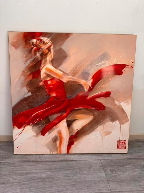 Schilderij Lost in Motion by Kitty Meijering, Antiek en Kunst, Kunst | Schilderijen | Abstract, Ophalen