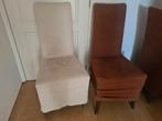 Eetkamerstoelen 6 stuks, Huis en Inrichting, Ophalen, Zo goed als nieuw, Wit, Vier