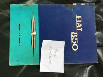 Fiat instructieboekje 850 beschikbaar voor biedingen