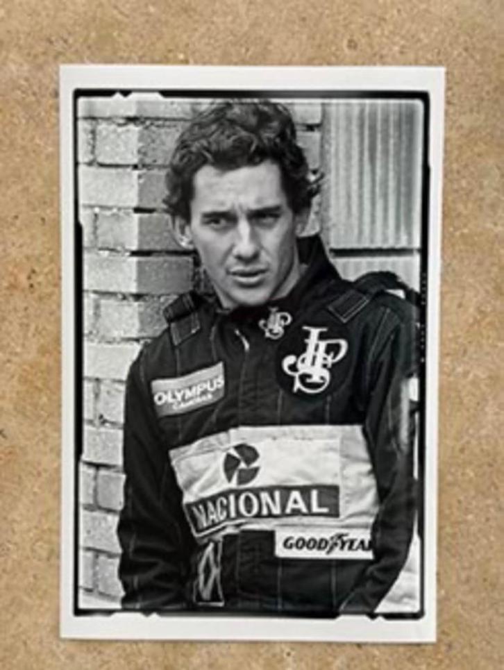 Org z/w foto 20x30 cm John Player Special F-1 Ayrton Senna, Verzamelen, Automerken, Motoren en Formule 1, Nieuw, Formule 1, Verzenden