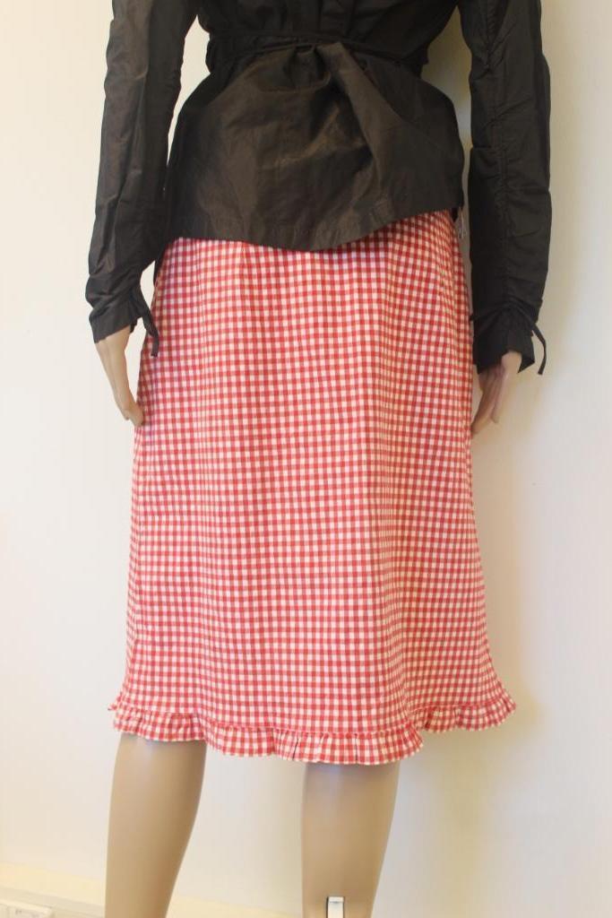 Betty Barclay rood/wit geruit rokje maat 42, Kleding | Dames, Rokken, Zo goed als nieuw, Maat 42/44 (L), Rood, Boven de knie, Ophalen of Verzenden