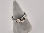 Zilveren ring Skull maat 19.5, Verzenden, 19 tot 20, Zo goed als nieuw, Dame