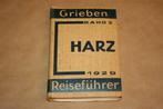 Fraaie oude reisgids voor de Harz - 1929 !!, Boeken, Ophalen of Verzenden, 20e eeuw of later, Gelezen, Europa