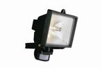Halogeen bouwlamp tot 500W met PIR bewegingsensor, Overige typen, Aluminium, Ophalen of Verzenden, 250 watt of meer