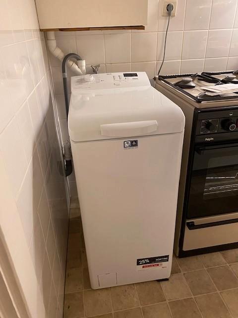 Bovenlader (wasmachine) AEG Prosense 1-6 kg, Witgoed en Apparatuur, Wasmachines, Gebruikt, Bovenlader, 4 tot 6 kg, 85 tot 90 cm