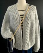 ANTIK BATIK mooi warm vest M grijs 100% wol zee goede staat, Ophalen of Verzenden, Zo goed als nieuw, Grijs