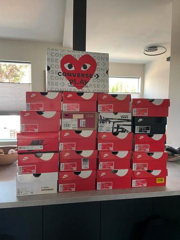 Nike Jordan Vans Patta Comme des Garcons schoenendozen beschikbaar voor biedingen