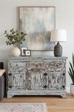 Koloniaal, antiek, India dressoir, Huis en Inrichting, Kasten | Dressoirs, Gebruikt, 150 tot 200 cm, Ophalen of Verzenden, INDIA