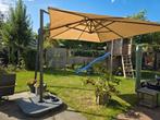 IKEA SEGLARÖ zweefparasol 330x240cm inclusief voet, Ophalen, Gebruikt, Zweefparasol
