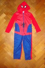 HALLOWEEN Marvel Spiderman fleece onesie, rood blauw 122/128, Ophalen of Verzenden, Zo goed als nieuw, 122 t/m 128, Jongen