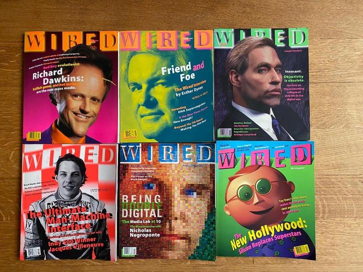 Groot aantal WIRED magazines, Boeken, Tijdschriften en Kranten, Zo goed als nieuw, Overige typen, Ophalen of Verzenden