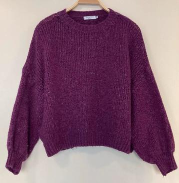 Prachtig paarse trui Costes, 30 % wol mohair, maat l-xl beschikbaar voor biedingen