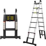 Telescopische Vouwladder 5 m Aldorr Professional, Doe-het-zelf en Verbouw, Ladders en Trappen, Ladder, Opvouwbaar of Inschuifbaar