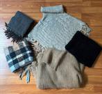 Set: 2x poncho en 3x wintersjaal, Ophalen of Verzenden, Zo goed als nieuw