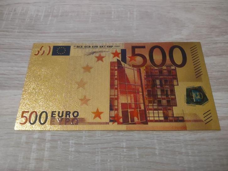 Gouden biljet 500 euro, 2002, Postzegels en Munten, Bankbiljetten | Europa | Eurobiljetten, Overige landen, 500 euro, Ophalen of Verzenden
