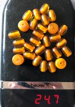 Bakeliet / Fenolhars Kralen voor maken Tesbih, Amberkleurig, Verzenden, Gebruikt, Kraal