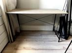 Bureau -  JYSK VANDBORG, 60x120, licht eiken/zwart, Huis en Inrichting, Bureaus, Ophalen, Zo goed als nieuw, Bureau