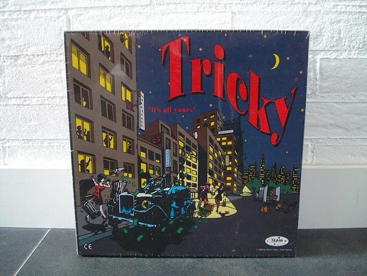 NIEUW- Spel Tricky, it's all yours - Arthur Tebbe Team Games, Hobby en Vrije tijd, Gezelschapsspellen | Bordspellen, Nieuw, Een of twee spelers