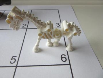 L155,6 LEGO DIEREN PAARD GERAAMTE WIT, SKELET, 59228 beschikbaar voor biedingen