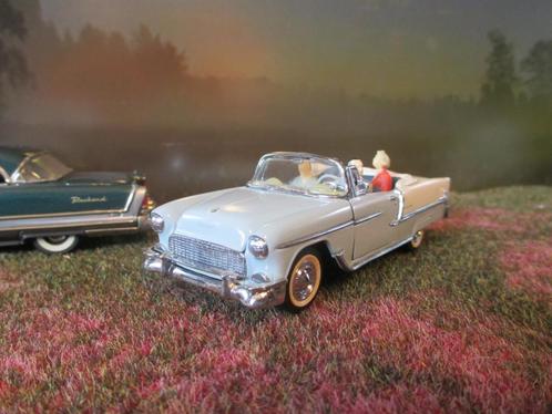 1/43 1955 Chevrolet Bel Air Convertible Franklin Mint defect, Hobby en Vrije tijd, Modelauto's | 1:43, Gebruikt, Auto, Overige merken