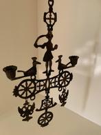 Antiek Byzantijns kruis hanger incl kaarsenhouders., Antiek en Kunst, Ophalen of Verzenden, Overige materialen