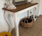 Houten sidetable, Huis en Inrichting, Tafels | Sidetables, 100 tot 150 cm, Zo goed als nieuw, Ophalen, Teakhout