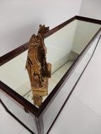 Antieke Engelse Winkeltoonbank met Spiegel – Circa 1920, Antiek en Kunst, Antiek | Meubels | Kasten, Ophalen