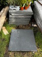 Betontegels 60x60 antraciet gratis, Ophalen, Zo goed als nieuw, Beton, 5 tot 10 m²