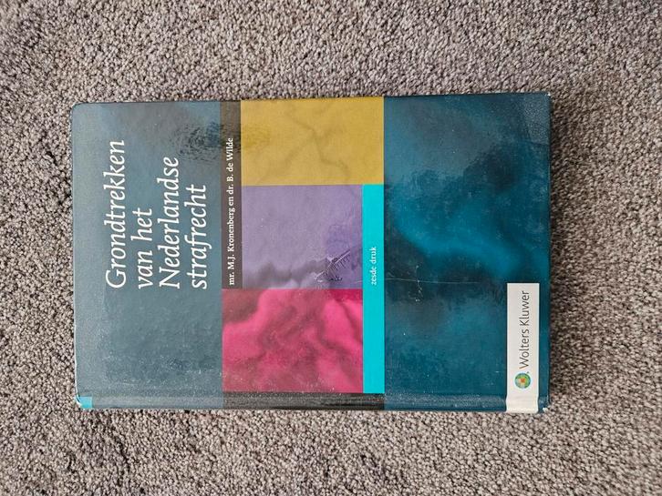 Grondtrekken van het Nederlandse strafrecht, Boeken, Wetenschap, Zo goed als nieuw, Ophalen of Verzenden