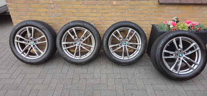 BMW X3 G01 698M Velgen met Bridgestone Alenza Zomerbanden, Auto-onderdelen, Banden en Velgen, Banden en Velgen, Zomerbanden, 19 inch