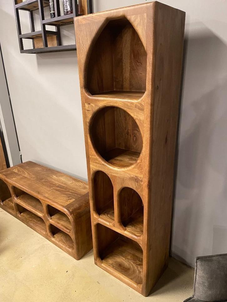 MANGO BOEKENKAST VOORRAAD JAPANDI LEEGVERKOOP ! 499 SALE, Huis en Inrichting, Stoelen, Nieuw, Vijf, Zes of meer stoelen, Hout