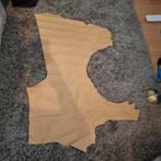 Beige leer, Hobby en Vrije tijd, Stoffen en Lappen, Beige, Leer of Kunstleer, Nieuw, Ophalen of Verzenden