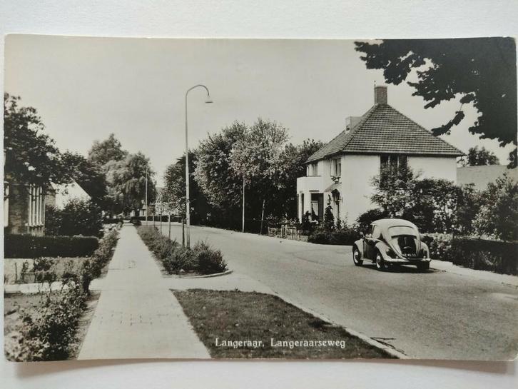 J1110 Langeraar, Verzamelen, Ansichtkaarten | Nederland, Noord-Holland, 1920 tot 1940, Ophalen of Verzenden