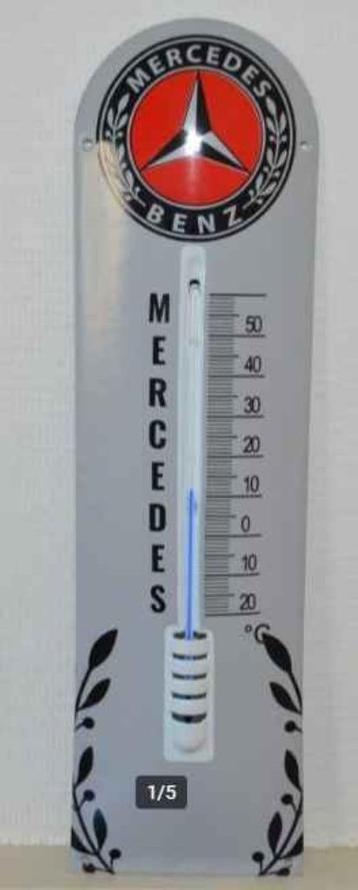 emaille reclamebord /  thermometer Mercedes Benz beschikbaar voor biedingen