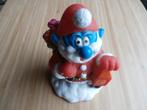 Grote smurf kerstman + 8,5 cm hoog + smurfen + looney tunes, Ophalen of Verzenden, Zo goed als nieuw