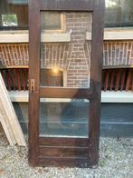 Hardhouten buitendeur, Ophalen, Gebruikt, 80 tot 100 cm, 200 tot 215 cm