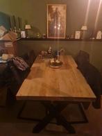 Nieuw!! Mangohouten eettafel, Huis en Inrichting, Tafels | Sidetables, Ophalen, Zo goed als nieuw, 150 tot 200 cm, 25 tot 50 cm
