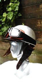 *Aluminium pothelm met bril en standaard., Ophalen of Verzenden