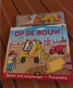 Boek Op de Bouw Magneetboek Spelen Magneetjes Bouwplaats, Non-fictie, Jongen of Meisje, Voorleesboek, Ophalen of Verzenden