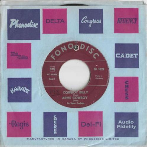 TEXAS COWBOYS (Jan & Jules MOONEN) (E.P) 1959 NEDERBIET T034, Cd's en Dvd's, Vinyl Singles, EP, 7 inch, Ophalen of Verzenden