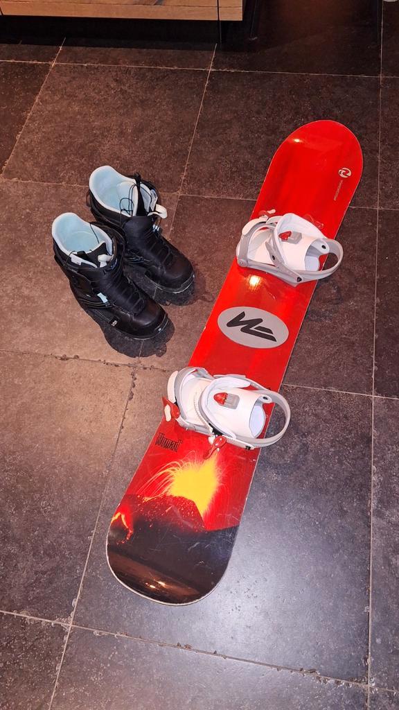 Rossignol snowboard 149cm met Burton schoenen maat 42, Sport en Fitness, Snowboarden, Gebruikt, Board, Ophalen