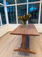 Mooie houten eettafel 2.00x95x78, Ophalen, Landelijk klassiek, Eikenhout, 50 tot 100 cm