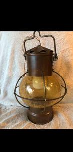 Zéér oude antieke originele Scheepslamp, Antiek en Kunst, Ophalen