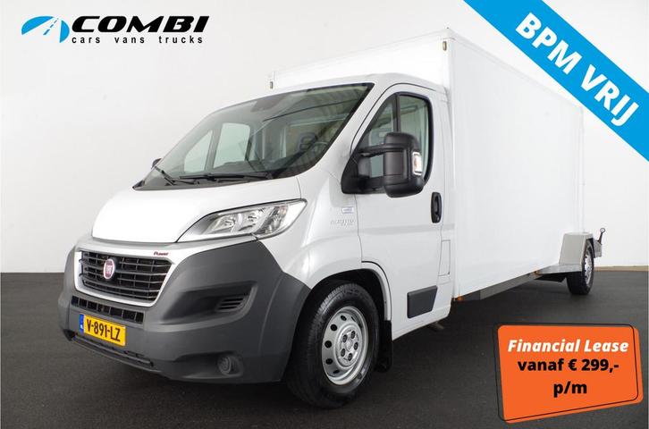 Fiat Ducato 35t laadbak/slaap cabine/keuze 2/3zit/wielbasis, Auto's, Bestelauto's, Bedrijf, Te koop, Airconditioning, Boordcomputer