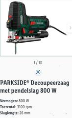 Parkside decopeerzaag €15, Doe-het-zelf en Verbouw, Gereedschap | Zaagmachines, Gebruikt, Decoupeerzaag, 600 tot 1200 watt, Ophalen of Verzenden