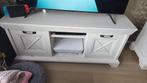 Tv meubel white wash - Doe een bod!, Huis en Inrichting, Kasten | Televisiemeubels, Gebruikt, 100 tot 150 cm, Ophalen of Verzenden