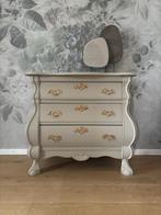 Schitterend vintage ladekastje ~ buikkastje beige & goud, Ophalen, T, T, 50 tot 100 cm