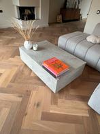 Salontafel Westwing Lesley met travertijn look, 100 tot 150 cm, Zo goed als nieuw, Minder dan 50 cm, Rechthoekig